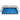 Medium Light blue C&C guinea pig cage and cover with black grids and connectors