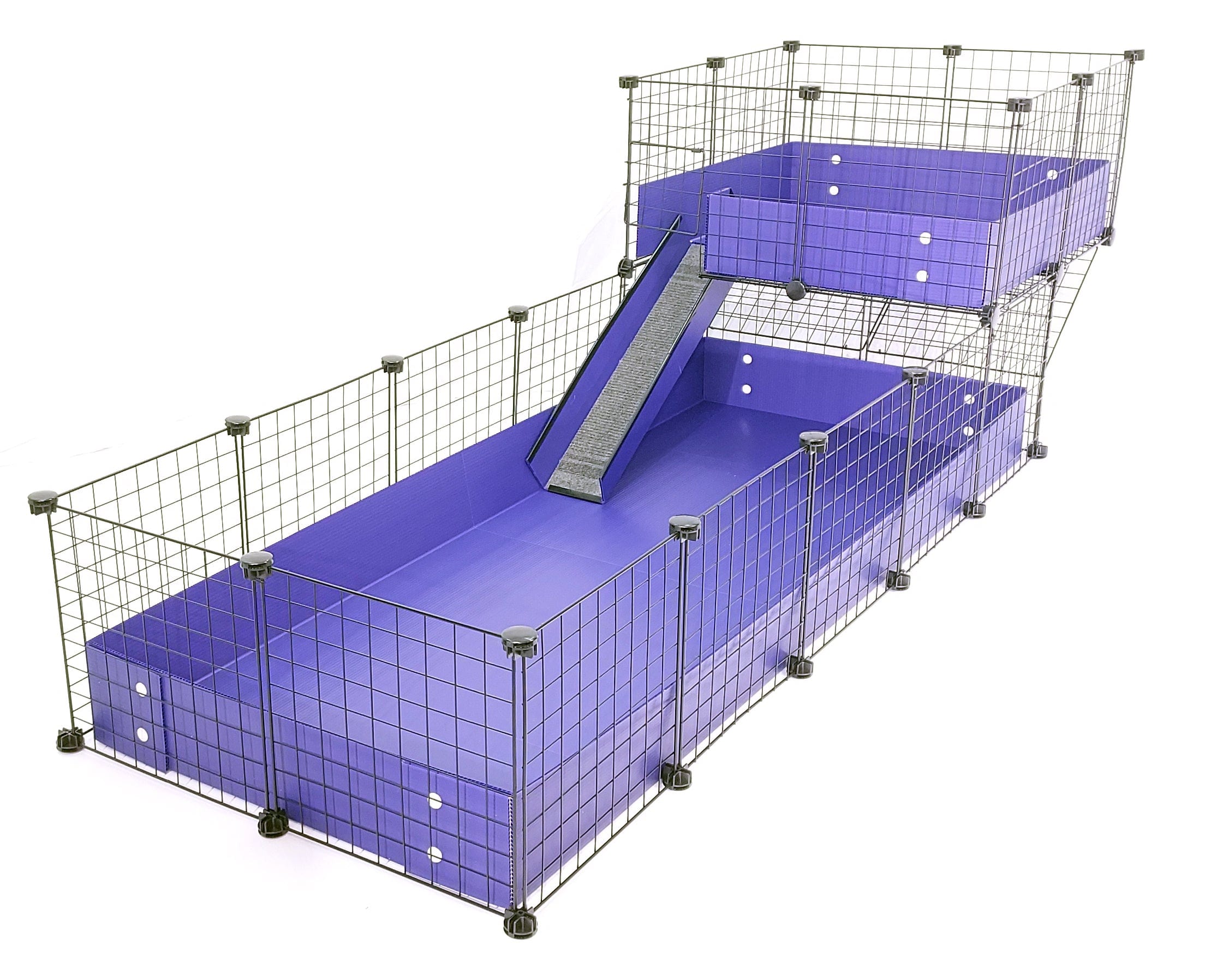 XL Cage with Offset Wide Loft C&C Guinea Pig Cage C&C Cages