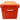 orange storage bin and cover for use with a stand and C&C guinea pig cage