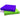 Purple and Lime Bin covers for wide storage bins