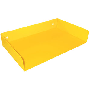 Yellow coroplast base for a midwest mezzanine