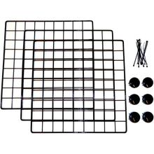 Black grids and connectors for a C&C guinea pig cage