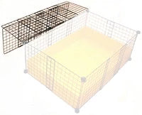 Cover for a C&C guinea pig cage