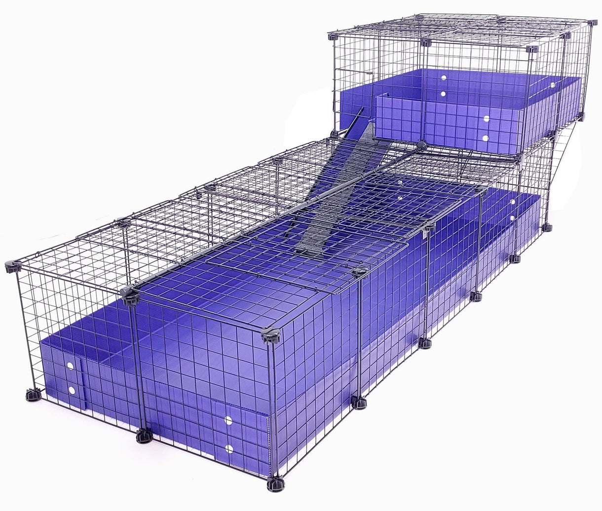 XL Cage with Offset Wide Loft C&C Guinea Pig Cage C&C Cages