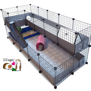 CCCages Boardwalk extension sideways silver