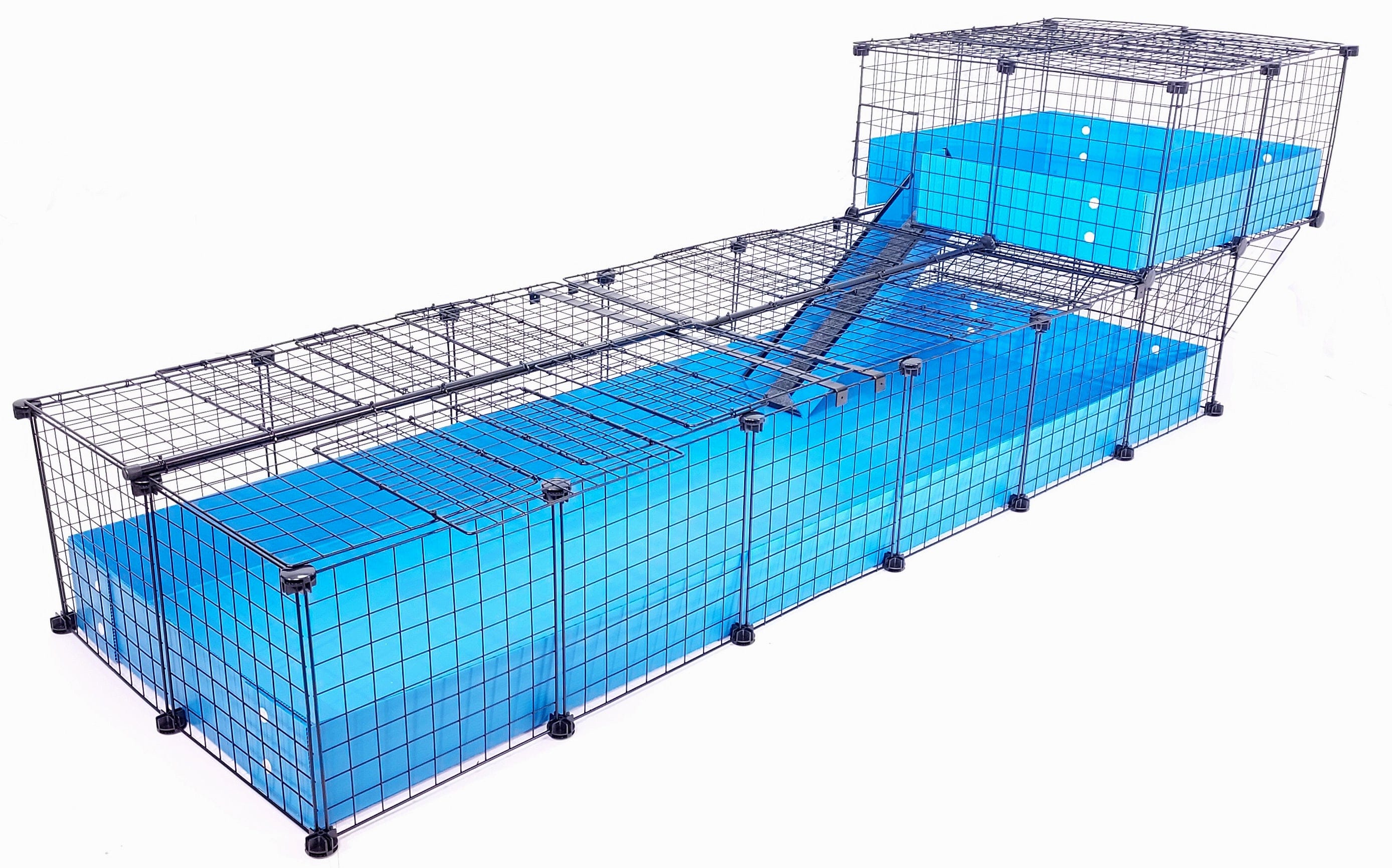Jumbo Cage with Offset Wide Loft C&C Guinea Pig Cage C&C Cages