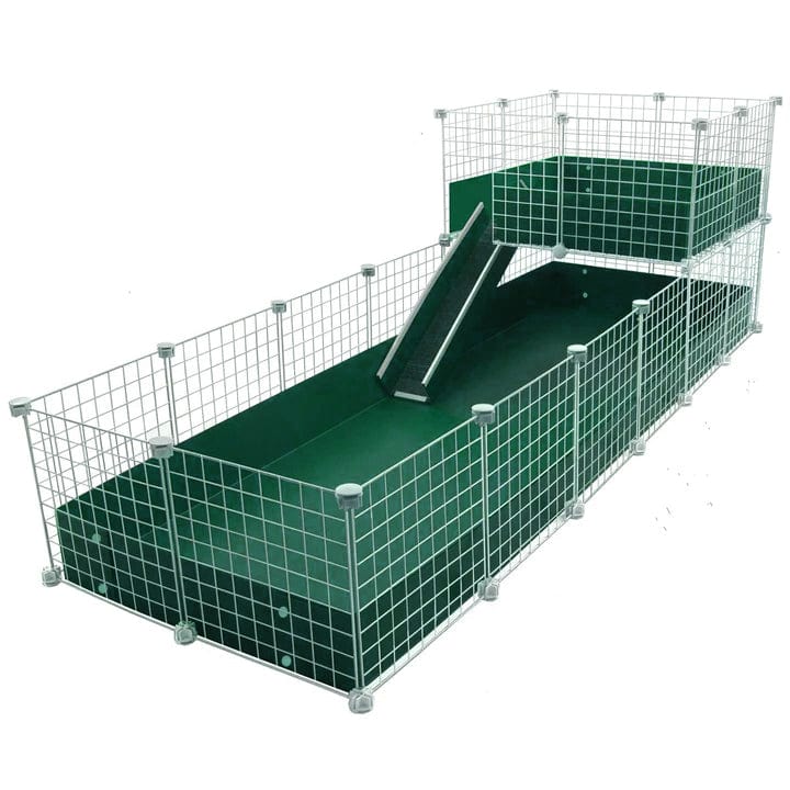Jumbo Cage with WIDE Loft Guinea Pig Cage C&C Cages – Guinea
