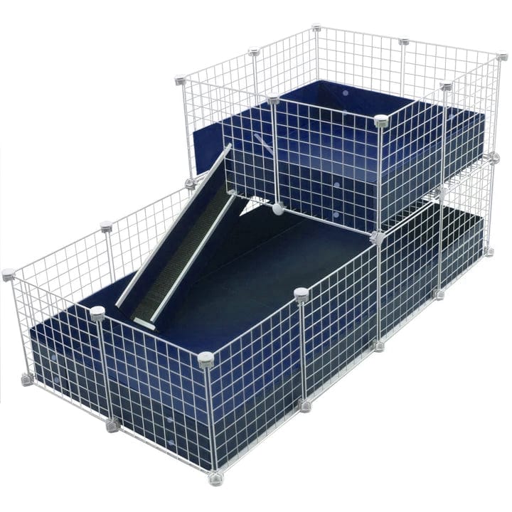 Large Cage with WIDE Loft Guinea Pig Cage C&C Cages – Guinea