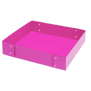 2x2 wide OUTSET Pink Coroplast