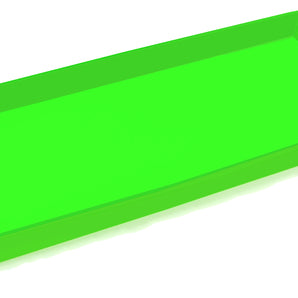 2x5 grid XL Coroplast base in lime