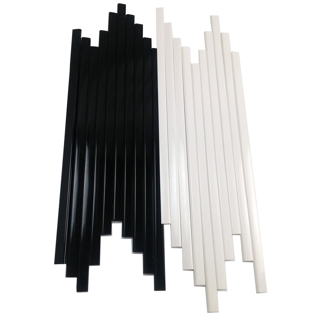 Black and white edgers designed for coroplast products