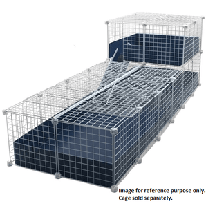 Covered Jumbo/Wide navy blue C&C guinea pig cage