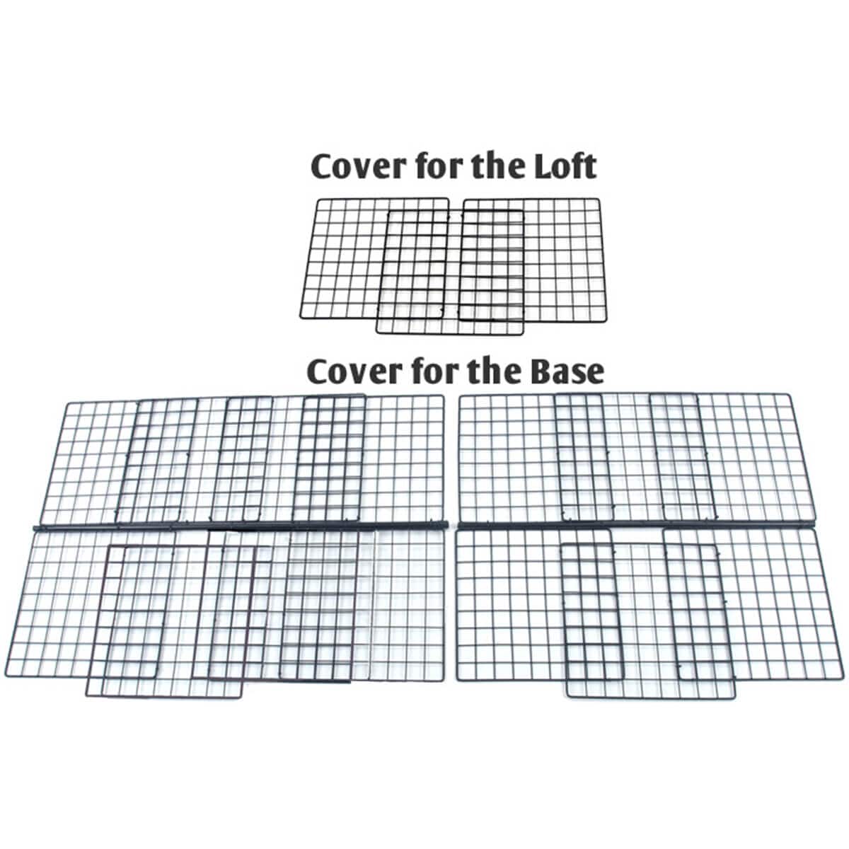 How to lay your grids out for a Jumbo/narrow covered C&C guinea pig cage