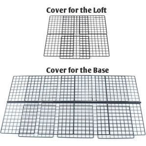 How to lay your grids out for a Jumbo/narrow covered C&C guinea pig cage