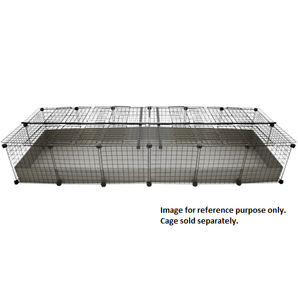 Covered Jumbo Silver C&C guinea pig cage