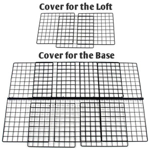 How to lay your grids out for a large/narrow covered C&C guinea pig cage