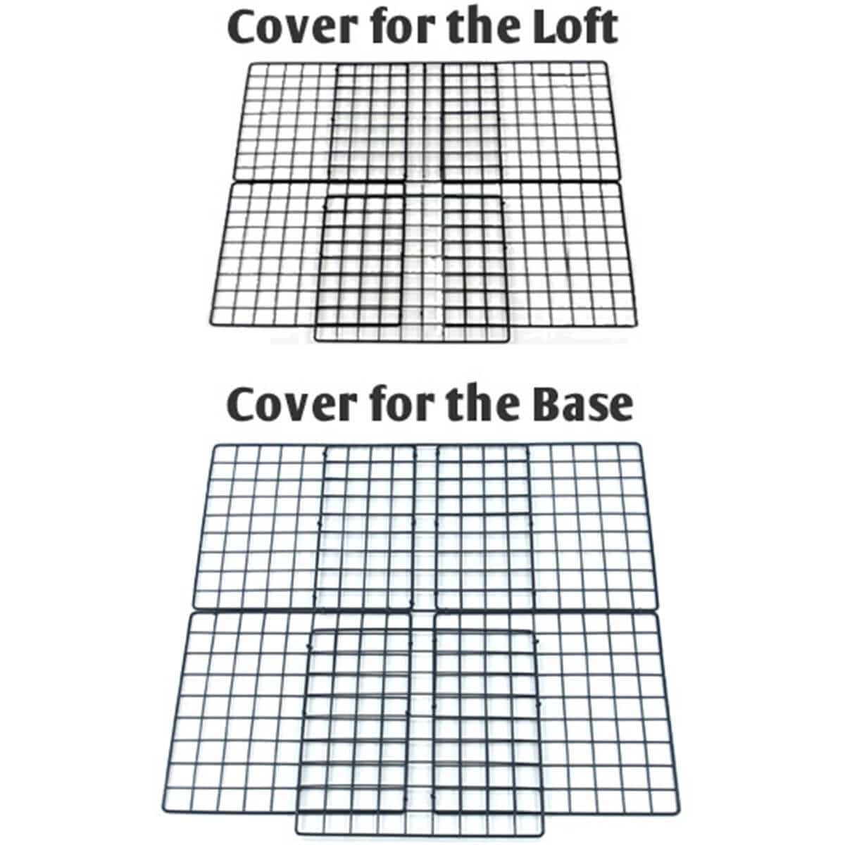 How to lay your grids out for a large/wide covered C&C guinea pig cage