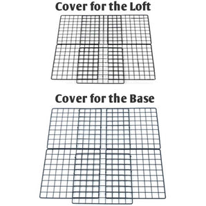 How to lay your grids out for a large/wide covered C&C guinea pig cage