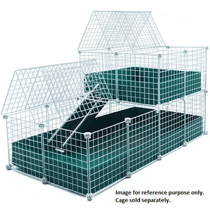 Covered Large/wide Green C&C guinea pig cage