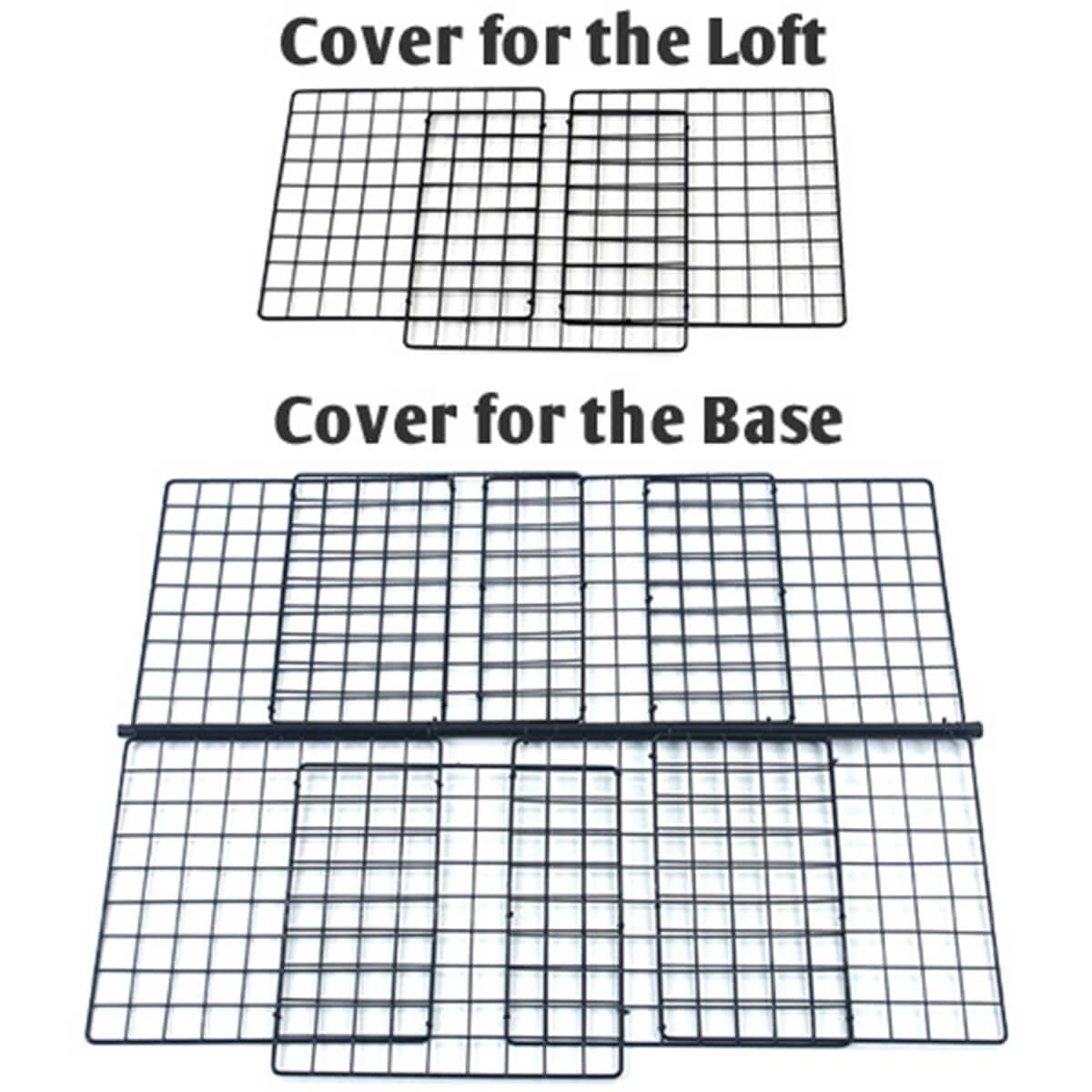 How to lay your grids out for a medium/narrow covered C&C guinea pig cage