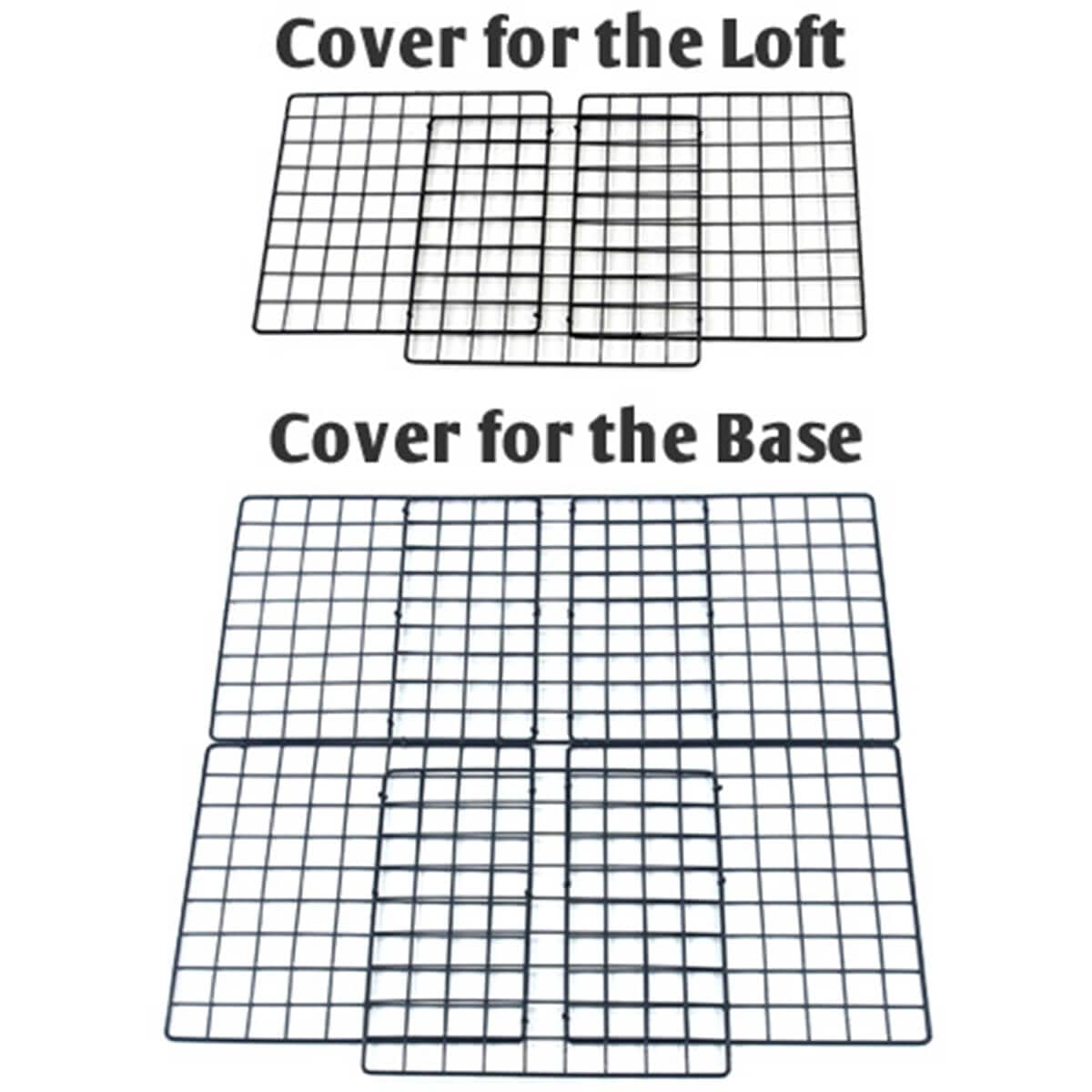 How to lay your grids out for a small/narrow covered C&C guinea pig cage