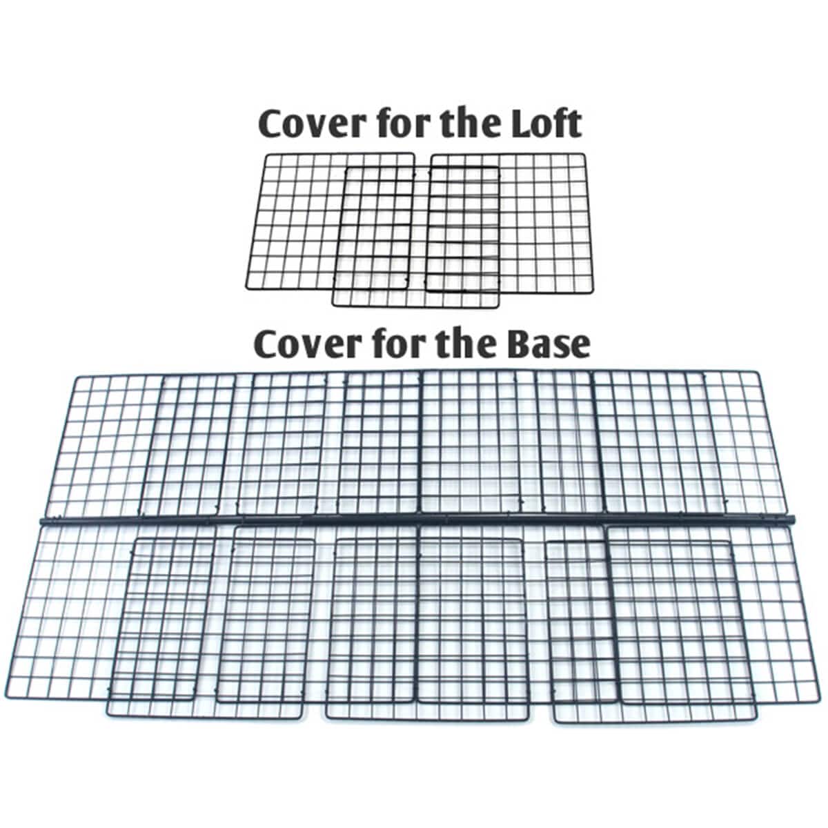 How to lay your grids out for a XL/narrow covered C&C guinea pig cage