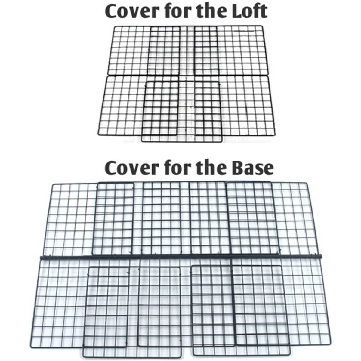 How to lay your grids out for a XL/wide covered C&C guinea pig cage