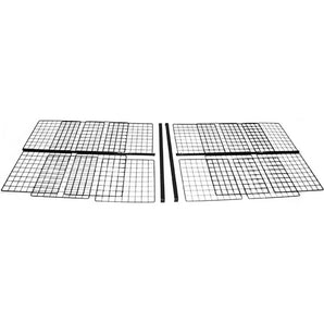 Black grids, bars, and rods comprising an XL cover for a C&C guinea pig cage