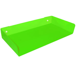 Lime coroplast base for a porch patio