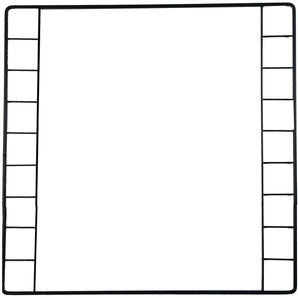 Black door grid for a C&C guinea pig cage