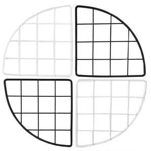 White and Black quarter round mini grids for C&C guinea pig cages