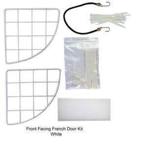 Components that make up a French Door Kit for a C&C guinea pig cage