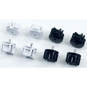 Black and white connectors modified for quick disconnecting