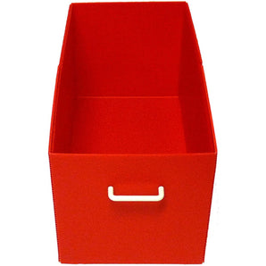 Red storage bin for use with a stand and C&C guinea pig cage